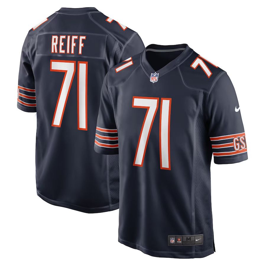 Men Chicago Bears #71 Riley Reiff Nike Navy Game Player NFL Jersey->dallas cowboys->NFL Jersey